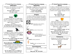 5th Grade ELA Study Guide
