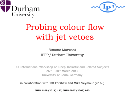 Probing colour flow with jet vetoes
