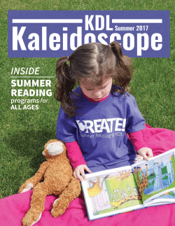 Spring 2017 KDL Kaleidoscope
