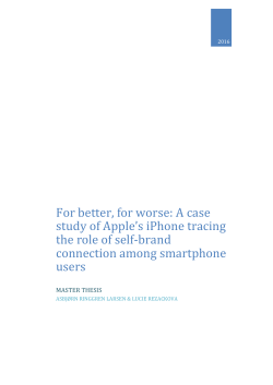 For better, for worse: A case study of Apple`s iPhone tracing