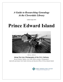 Prince Edward Island Provincial Guide