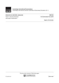 2019 Specimen Paper 4 Transcript