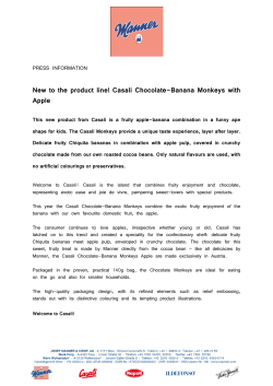 New to the product line! Casali Chocolate