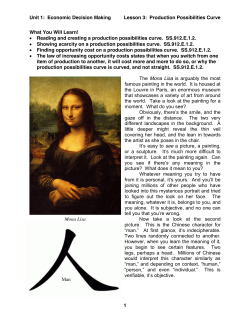 Unit 1: Economic Decision Making Lesson 3: Production