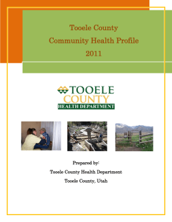 Tooele County Community Assessments Executive Summary