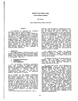 Design of Relational Views over Network Schemas