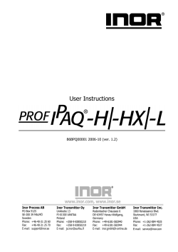 Inor PROFIPAQ-L Universal High-performance