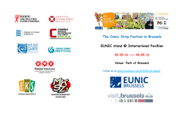 Content EUNIC Flyer &ndash; Comic Strip Festival, Brussels, 4-6