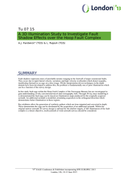 A 3D illumination study to investigate fault shadow effects over