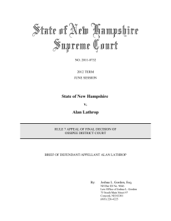 State of New Hampshire Supreme Court