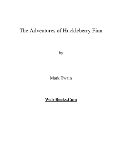 The Adventures of Huckleberry Finn - Free