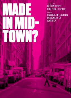 DESIGN TRUST FOR PUBLIC SPACE COUNCIL OF FASHION