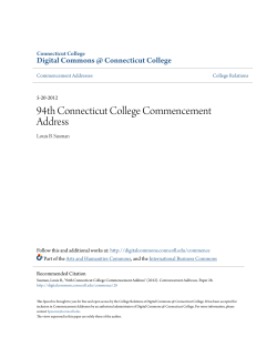 - Digital Commons @ Connecticut College