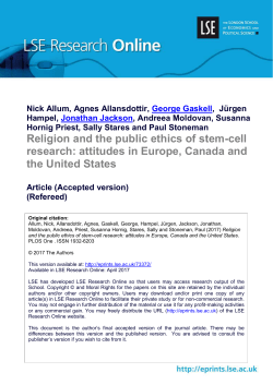 - LSE Research Online