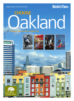 choose - City of Oakland