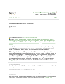 Anarcho-Feminist Melodrama and the Manic Pixie - Purdue e-Pubs