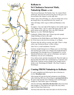 pdf information sheet. - Sri Chaitanya Saraswat Math