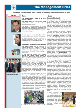 Management Brief June 2011