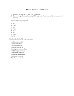 Binary Molecular Practice