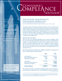 PDF version - Consumer Compliance Outlook