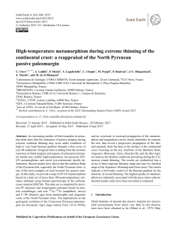 High-temperature metamorphism during extreme