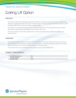 Grating Lift - Spectra