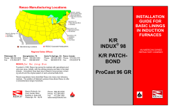 K/R INDUX 98 K/R PATCH- BOND ProCast 96 GR