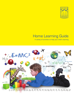 Home Learning Guide - Grange Primary School