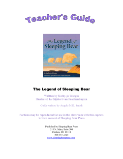 The Legend of Sleeping Bear