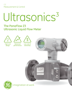 The PanaFlow Z3 Ultrasonic Liquid Flow Meter
