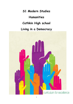 S1 Living in a Democracy