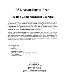 ESL According to Fran