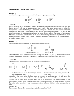 Acids and Bases - U of L Class Index