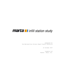 2007 MARTA Infill Stations Report.