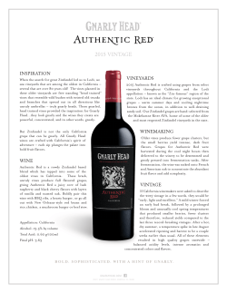 2015 vintage - Delicato Family Vineyards