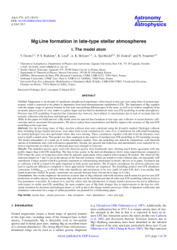 Mg line formation in late-type stellar atmospheres