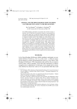 95 AMNESIA AND THE DRM PARADIGM: HOW ENCODING