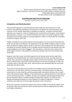 australian multiculturalism
