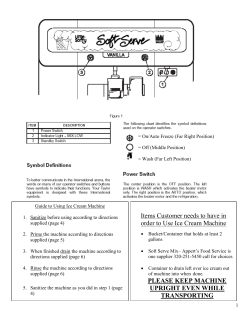 Ice Cream Machine little Softy