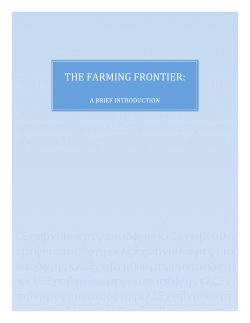 History Farming Frontier E-Book