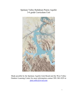Aquifer Unit 3-6 SVRPA - Spokane Aquifer Joint Board
