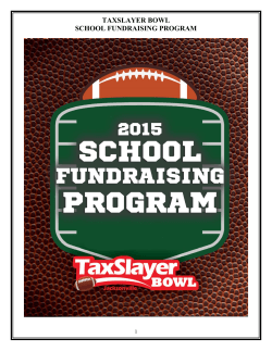 TABLE OF CONTENTS - Gator Bowl Charities