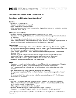Supplement10 Television And Film Analysis Questions
