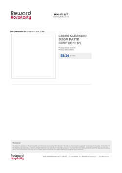 CREME CLEANSER 500GM PASTE GUMPTION (12)