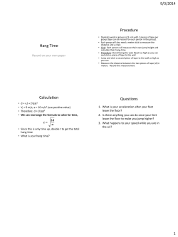 Hang Time - Harrison High School