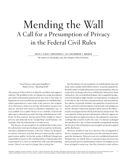 Mending the Wall - American Bar Association