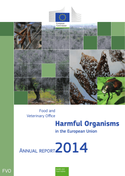 Harmful Organisms in the European Union