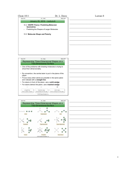 Lecture 8 - chem.mun.ca
