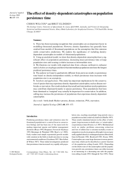 The effect of density-dependent catastrophes on population