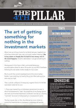 The art of getting something for nothing in the investment markets